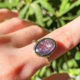 Intergalactic Iolite Sunstone Solitaire