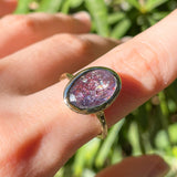Intergalactic Iolite Sunstone Solitaire