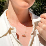 Sacred Cosmic Sunstone Pendant