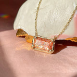 Sacred Cosmic Sunstone Pendant
