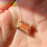 Sacred Cosmic Sunstone Pendant