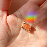Sacred Cosmic Sunstone Pendant