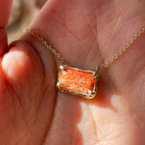 Sacred Cosmic Sunstone Pendant