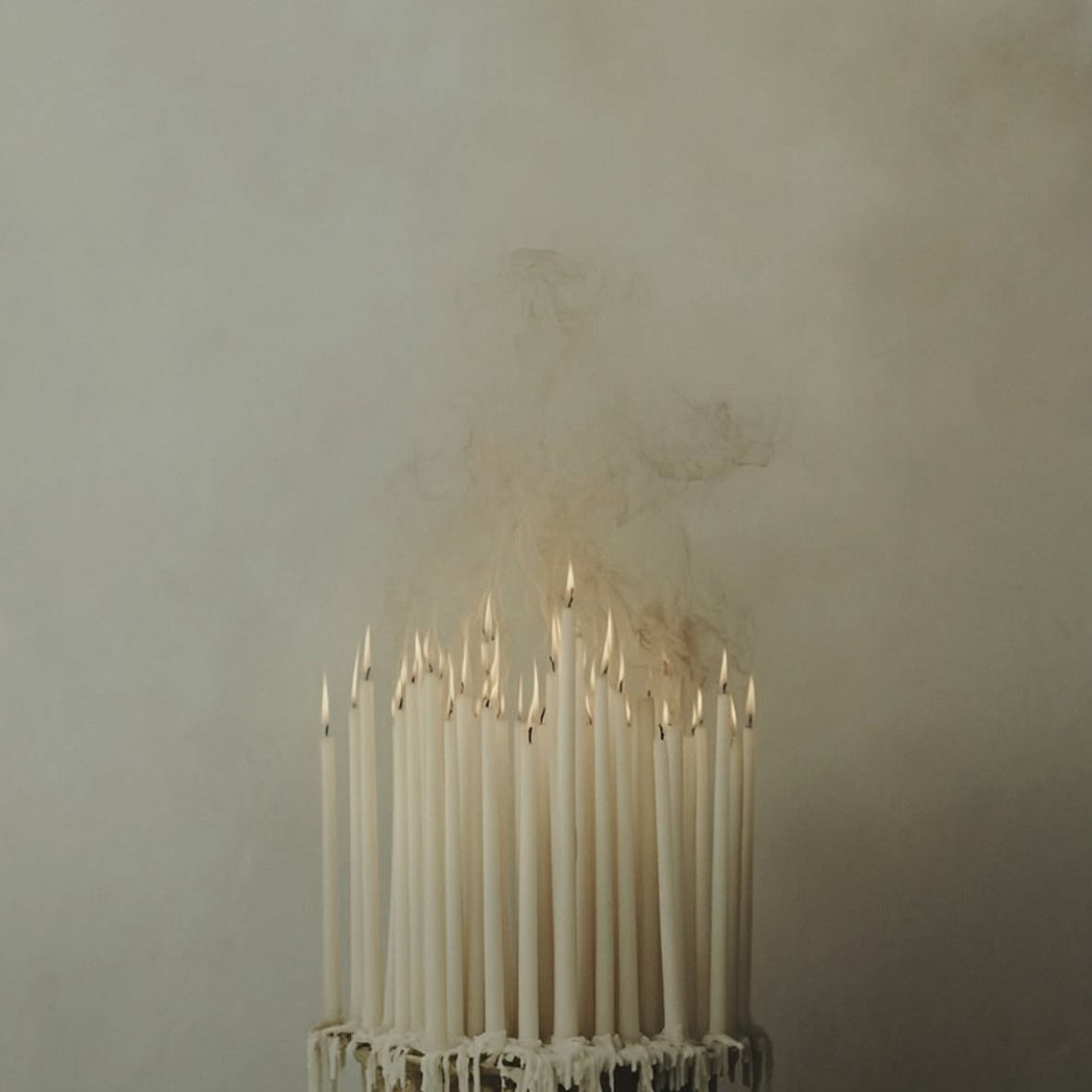 candle as a ritual for healing burnout and releasing apathy