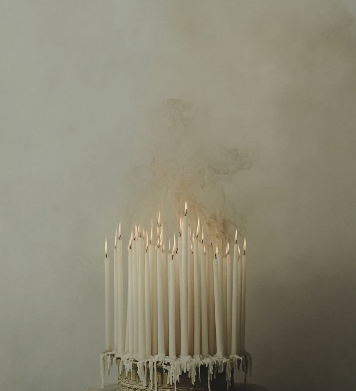 candle as a ritual for healing burnout and releasing apathy
