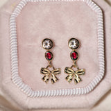 Dangling Bow Earrings