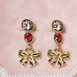 Dangling Bow Earrings