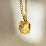 Jacques Intaglio Citrine Pendant