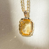 Jacques Intaglio Citrine Pendant