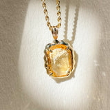 Jacques Intaglio Citrine Pendant