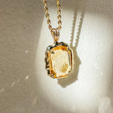 Jacques Intaglio Citrine Pendant