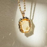 Jacques Intaglio Citrine Pendant