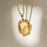 Jacques Intaglio Citrine Pendant