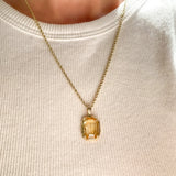 Jacques Intaglio Citrine Pendant