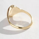 Rose Halo Signet Ring