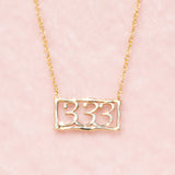 Angel Number 333 Pendant