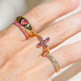 Baby Croix du Sacralité Ring