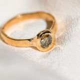 22k Champagne Diamond Ring