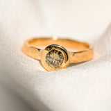 22k Champagne Diamond Ring