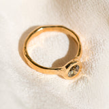 22k Champagne Diamond Ring