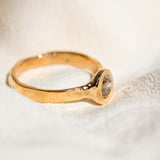 22k Champagne Diamond Ring