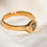 22k Champagne Diamond Ring