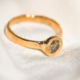 22k Champagne Diamond Ring