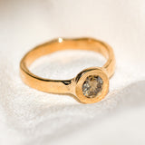 22k Champagne Diamond Ring