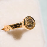 22k Champagne Diamond Ring