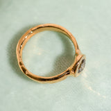 22k Champagne Diamond Ring