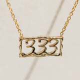 Angel Number 333 Pendant