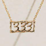 Angel Number 333 Pendant