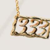 Angel Number 333 Pendant