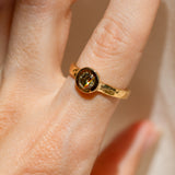 22k Champagne Diamond Ring