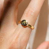22k Champagne Diamond Ring