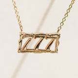 Angel Number 777 Pendant