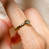 22k Champagne Diamond Ring