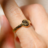 22k Champagne Diamond Ring