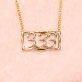 Angel Number 333 Pendant