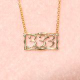 Angel Number 333 Pendant