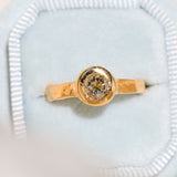 22k Champagne Diamond Ring