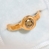 22k Champagne Diamond Ring