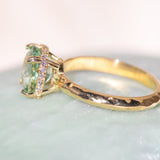 Ethereal Tourmaline Hidden Halo Ring