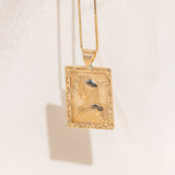 Gilded Saint Karl Pendant