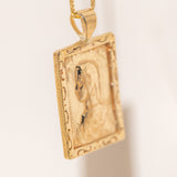Gilded Saint Karl Pendant