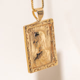 Gilded Saint Karl Pendant