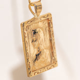 Gilded Saint Karl Pendant