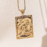 Gilded Saint Karl Pendant