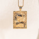 Gilded Saint Karl Pendant