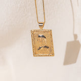 Gilded Saint Karl Pendant